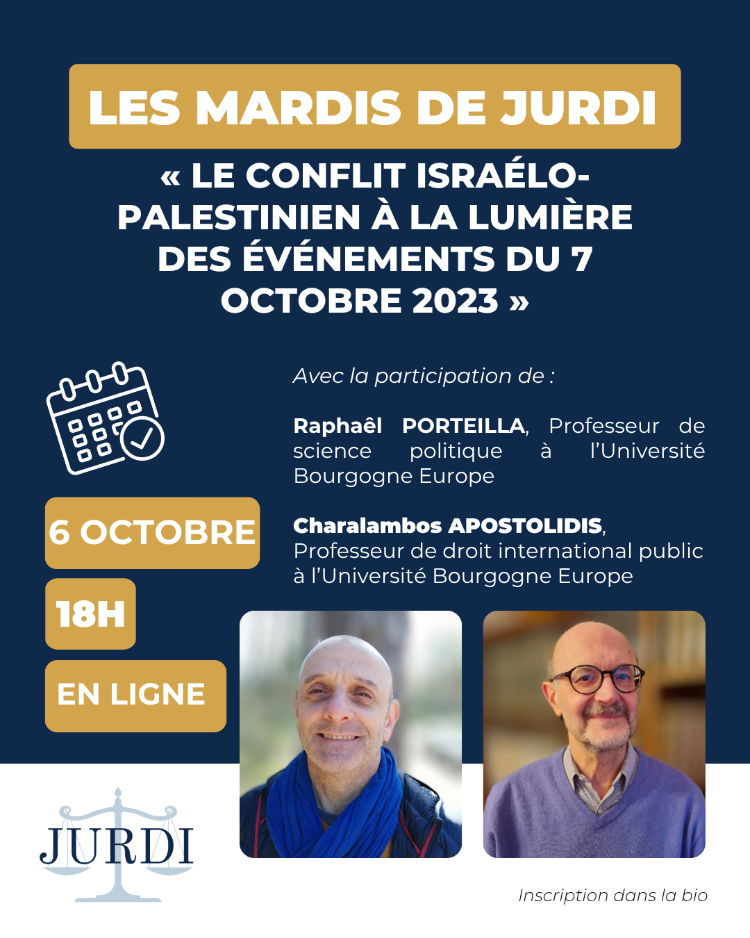 Le conflit israélo-palestinien à la lumière des évènements du 7 octobre 2023